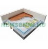 Electric floor heating heating mat with flat heating cable 150 watts/m² 7.0 m² can be used both indoors and outdoors