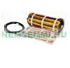 Electric floor heating with flat heating cable self-adhesive fiberglass mesh heating mat 150 watts/m² 10.0 m²