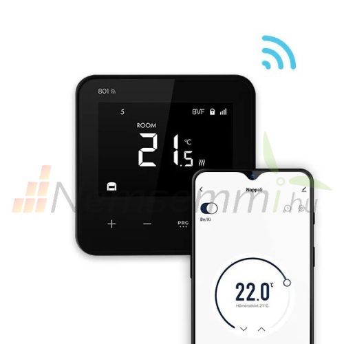 BVF 801 wifi thermostat + 3m floor sensor (black) (RTA801BL)