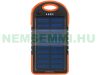 Solar power bank 3000 mAh with built-in flashlight 