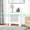 Radiator cover 78x19x81 cm white radiator cover, grid, radiator cover