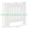 Radiator cover 78x19x81 cm white radiator cover, grid, radiator cover