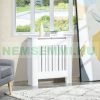 Radiator cover 78x19x81 cm white radiator cover, grid, radiator cover