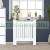 Radiator cover 78x19x81 cm white radiator cover, grid, radiator cover