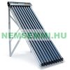 20-tube vacuum tube Heat Pipe solar collector with support frame with an adjustable angle of inclination between 30° and 65°. Can only be ordered together with a support frame!