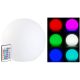 Solar outdoor lamp 2 pcs Ø20 cm Ø30 cm colorful hemisphere solar lamp with remote control with twilight sensor 