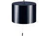 Solar LED hanging lamp for outdoor use 17x12.5 cm black solar lamp