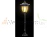 Solar LED lamp flame effect solar candelabra 24 pcs LED 64 cm high IP44 floor lamp