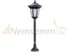 Solar LED lamp flame effect solar candelabra 24 pcs LED 64 cm high IP44 floor lamp