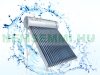 Solar collector system SP-HS with pressure-resistant 150-liter outer aluminum, inner acid-resistant stainless steel tank with 15 vacuum tubes, frame!