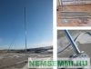 Mast support column for i200, i300, i500, L500 wind wheel with 4-meter lift-up hinge wind generator wind turbine holder