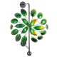 Windwheel wall-mounted 3D-effect pinwheel 45 cm in diameter ornament garden wall decoration 