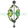 Windwheel wall-mounted 3D-effect pinwheel 45 cm in diameter ornament garden wall decoration 