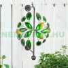 Windwheel wall-mounted 3D-effect pinwheel 45 cm in diameter ornament garden wall decoration 