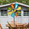 Windwheel pinwheel ornament toy garden decoration colorful garden decoration that can be inserted into the ground