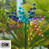 Wind-wheel spinning ornament toy garden decoration circular colorful rainbow garden decoration that can be inserted into the ground