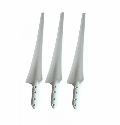 Wind wheel blade set 3 pcs x 107 cm white BREEZE wind generator wind turbine rotor 