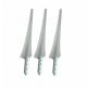 Wind wheel blade set 3 pcs x 107 cm white BREEZE wind generator wind turbine rotor 