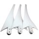 Rotor blade wind wheel blade set 3 pcs 50 cm wind generator, wind turbine rotor BREEZE 