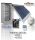 Solar collector system for 4-6 people: 30 vacuum tube solar collectors + 300 liter Cordivari stationary boiler with 2 heat exchangers + Environ pump station + control + expansion tank