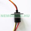 Slip ring wind wheel, can be built into a wind turbine. 600V 30A Wind generator rotating contact, 3-wire, against cable twisting