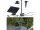 Solar battery fountain 180 liters/hour 30 cm fountain height 70 cm lifting height solar panel 7W solar panel fish pond garden pond aerator aeration and water circulation