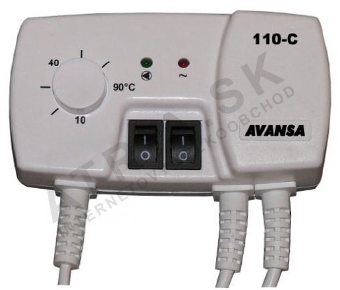 C110 Szivattyú vezérlés hőmérséklet kapcsoló vezérlő 230V 50Hz 