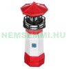 Solar lighthouse with rotating light 30 cm red