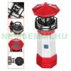 Solar lighthouse with rotating light 30 cm red