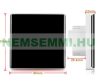 Wifi room thermostat for switching on electric heating, black smart thermostat